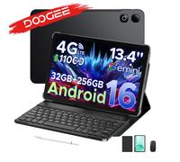 DOOGEE Tab G6 Max Tablet Android 16 32GB + 256GGB 13.4 ''90Hz Display 11000mAh Batteria 7.7mm Ultra-sottile UNISOC T7280 Widevine L1