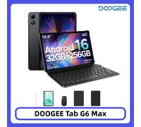DOOGEE Tab G6 Max Tablet Android 16 32GB + 256GGB 13.4 ''90Hz Display 11000mAh Batteria 7.7mm Ultra-sottile UNISOC T7280 Widevine L1