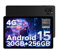DOOGEE TAB G6 Tablet 11 Pollici, 4G LTE 90Hz Tablets Android 15, 30GB RAM+256GB ROM/TF 2TB, Octa-Core PC con sim, 8000mAh/Gemini AI/Widevine L1/13MP+5MP/OTG/BT5/FACE ID/Doppi altoparlanti/3.5mm Jack