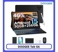 DOOGEE Tab G6 Tablet PC 30GB 256GB Android 15 Doppi Altoparlanti Display HD da 11'' Widevine L1 Batteria da 8000mAh Smart Pad 2 in 1