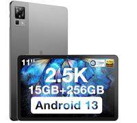 DOOGEE Tablet 11 Pollici, T30 PRO Android 13 Tablet, 2.5K Tablet PC/Helio G99 Octa-Core/15GB RAM + 256GB Rom (2TB TF)/8580mAh Gaming Tablet/20MP