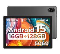 DOOGEE U10 Tablet Android 15 (2025), 16GB RAM + 128GB ROM(2TB TF), Tablet 10 Pollici, Bluetooth 5.0 | WiFi 6 | 5060mAh | 1280 * 800 | 8MP+5MP | Widevine L1 | Tipo C | WPS | FM - Grigio