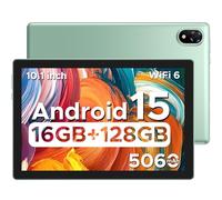 DOOGEE U10 Android 15 Tablet 10 Pollici, 16(4+12) GB RAM + 128GB ROM (TF 2TB), 5060 mAh Batteria, 5G+2.4G WiFi, 1280 * 800 IPS, BT5.0, 5MP+8MP, Tablet in Offerta Quad Core/Widevine L1