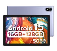 DOOGEE U10 Android 15 Tablet 10 Pollici, 16(4+12) GB RAM + 128GB ROM (TF 2TB), 5060 mAh Batteria, 5G+2.4G WiFi, 1280 * 800 IPS, BT5.0, 5MP+8MP, Tablet in Offerta Quad Core/Widevine L1