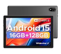 DOOGEE U10 Tablet 10 Pollici,16GB+128GB/2TB Tablet Android 15, 5060mAh Tablets Gaming, 1280 * 800 IPS, Split-Screen, WiFi 6 Tablets, BT5.0, Doppia Fotocamera 5MP+8MP, Widevine L1- Grigio