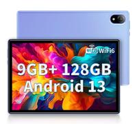 DOOGEE U10 Tablet 10 Pollici, 9GB RAM+128GB ROM/TF 1TB Android 13, Bluetooth 5.0, WiFi-6, 5060mAh, 1280*800, 5MP+8MP, Widevine L1, Luce Blu Bassa