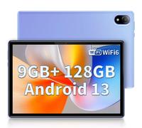 DOOGEE U10 Tablet 9GB RAM+128GB ROM/TF 1TB, 10 Pollici, Android 13, Bluetooth 5.0, WiFi-6, 5060mAh, 1280*800, 5MP+8MP, Widevine L1, TÜV Luce Blu Bassa