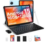 DOOGEE U11 2025 Newest Tablet 11'' Android 15 16(4+12) GB+128GB/2TB TF Octa-Core, 90Hz, 8580mAh, Tablet in Offerta WiFi, 13MP, Tastiera& Mouse& Penna& Case- Blu