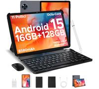 DOOGEE U11 2025 Newest Tablet 11'' Android 15 16(4+12) GB+128GB/2TB TF Octa-Core, 90Hz, 8580mAh, Tablet in Offerta WiFi, 13MP, Tastiera& Mouse& Penna& Case- Grigio