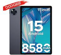 DOOGEE U11 Android 15 Tablet 11 Ultra-clear 90Hz Display 4GB RAM 128GB ROM 8580mAh batteria doppio 4GB 128GB Gray