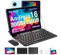 Versione globale DOOGEE U11 Pro Tablet Android 15 30GB(6+24) 256GB 11" Display HD 90Hz Batteria 8580mAh Unisoc T7200 Widevine L1