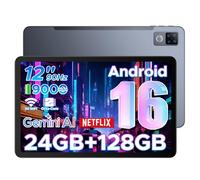 DOOGEE U12 Tablet 12 Pollici, Tablets Android 16, 90Hz 2000*1200 24GB RAM+128GB ROM/TF 2TB, Octa-Core PC, 5G WiFi/9000mAh/Gemini AI/Widevine L1/13MP+8MP/OTG/BT5/FACE ID/Doppi altoparlanti/3.5mm Jack