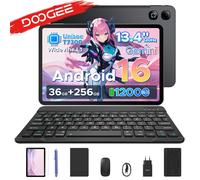 DOOGEE U13 Pro Tablet PC 2 in 1, Display 13.4" 120Hz, Batteria 11000mAh, Android 16, 36GB RAM (6+30), 256GB ROM, Gemini AI, Widevine L1, Supporta Netflix, Smart Pad PC