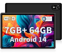DOOGEE U9 2025, tablet da 10 pollici, 64 GB, ROM (1 TB TF) + 7 GB RAM WiFi 6 bambini, tablet Android 5060 mAh, 1280 x 800 HD+ IPS/Dual Camera/Bluetooth 5.0/Tipo C/3.5 mm