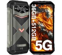 DOOGEE V MAX Plus Telefono Tripla Difesa 5G 36GB + 512GB Tripla Fotocamera 200MP + Visione Notturna 20MP 6.6" FHD+ 120Hz, 22.000mAh/33W Tenguet 7050, Android 14, IP68IP69K, Telefono Tutto