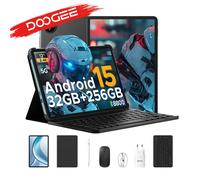 Doogee V Pad 5g 2 in 1 Tablet Pc 12" Dimensity 7050 Android 15 32Gb Ram (8+24) 256Gb Rom 8800Mah Batteria Wifi 6 Ultra-sottile 5g Pc Black Tablet Only