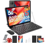 DOOGEE V Pad 5G Tablet 12 Pollici Tablet con Tastiera 7050, 32GB RAM + 256GB ROM, 2.4K IPS 90Hz, 7.0mm Bordo Android 15, 5G NR + WiFi6 / 8800mAh 18W/ 13MP+8MP con Penna+Mouse+Custodia/Nero