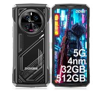 DOOGEE V40 Telephone Portable incassable 5G, 32GO+512GO/TF 2TB Android 14, Smartphone Incassable 6.78''+120Hz, 108MP+20MP Caméra Téléphone, Trois SIM/WiFi6E/NFC/DDR5/Face ID/OTG
