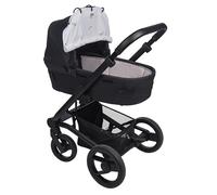 Dooky Parasole universale con piume, regolabile, protezione UV per passeggini, seggiolini auto e carrozzine, protezione solare per bambini