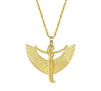 DOOLY 2021 Trend Collana della dea Iside per Le Donne Gioielli con Ciondolo Collana divinità occulta egiziana per l'amante