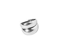 DOOLY 925 Sterling Argento Punk Anelli Hiphop per Le Donne Vintage Wave Geometric Handmade Birthday Party Regali di Gioielli
