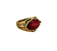 DOOLY Narya Galadriel Gandalf Rings Jewelry Elf Rings Fashion jewelry For Women Men Vintage Cosplay Fans Gift Party 6-12 Size