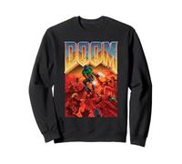 DOOM 1993 Full Color Cover Art Retro Video Game Felpa