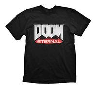 DOOM Eternal - Logo Uomo T-Shirt Nero L, 100% Cotone, Regular