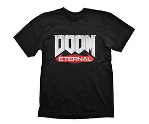 DOOM Eternal - Logo Uomo T-Shirt Nero S, 100% Cotone, Regular