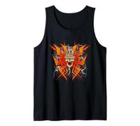 Doom Eternal Nightmare Distressed Lightning Video Game Canotta