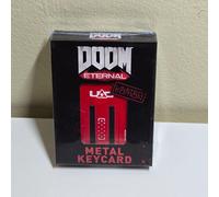 DOOM Eternal: Red Keycard Metal Replica limited 5000