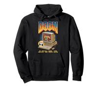 Doom Retro Desktop Computer Install Funny Video Game Felpa con Cappuccio