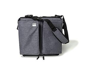 doomoo Basics Borsa per pannolini/culla per bambini, multifunzione, per bambini, pratica per uscire con il bambino, borsa per pannolini 2 in 1, convertibile in culla con 4 tasche di cui una tasca