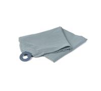 Doomoo Basics - Mom'n Play Cape per allattamento Tetra Green - Coperta per allattamento con Teether- per allattare dove vuoi e per parare a tutti i piccoli imprevisti - 100% cotone organico