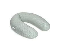 Doomoo Cuscino per allattamento e gravidanza Buddy - 180 cm con rivestimento in jersey di cotone biologico, con sottile imbottitura in microperle EPS Oeko-TEX® Standard 100, Cloudy Kaki