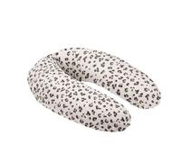 doomoo Cuscino per allattamento e gravidanza Buddy, 180 cm, rivestimento in jersey di cotone biologico, imbottitura in microperle, Oeko-TEX, cuscino per chi dorme sul fianco, per neonati e mamma