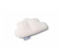 Doomoo Snoogy - Cuscino termico per bambini, anti-colica, in cotone biologico, con semi di colza e lavanda, adatto al microonde e al congelatore, colore: bianco cloudy