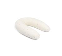 Doomoo Twisty - Cuscino 2 in 1 per gravidanza e allattamento, in cotone biologico, certificato OEKO-TEX®, colore: crema
