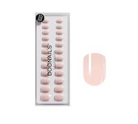 DOONAILS Press On Nails Set da 30 pezzi Classic French Square Form Crema/Bianco - Unghie da incollare Full Cover in qualità salone - French Nails Soft Gel Extra Short - Naturale e piacevole da