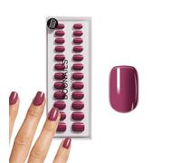DOONAILS - Soft Gel Press On Nails Set da 30 pezzi Bubblegum Square Rosa Scuro - Chiodi da incollare Full Cover in qualità da salone - Finte unghie Soft Gel Medium - Naturale e piacevole al tatto
