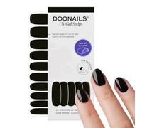 DOONAILS® Strisce gel UV Dark Dream viola scuro, pellicola per unghie che indurisce UV, 20 strisce per 2 manicure, durata fino a 14 giorni, senza HEMA e vegane