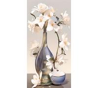 Dooqon Diamond Painting kit Completo, Vaso di fiori 5D DIY Diamond Painting Bambini e Adulti Kit, Full Drill Cristallo Ricamo con Strass Punto Croce Tela, Craft Arts for Home Wall Decor 80x45cm L-71