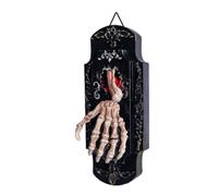 Door Bells Scary Sound Mist Spray - Touch Motion Activated Skeleton Hand | Scary Sound And Mist Spray Door Decoration For Haunted Houses Porches Parties Entrances And Trick Or Treat Events
