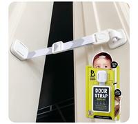 Door Buddy Chiavistello a Prova di Bimbo con Regolazione a Strappo. Non Serve Cancello per Bambini. Stanza a Prova di Bimbi con Lettiera Con Semplice Accesso per il Gatto. (Grigio)