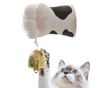 Door Chime - Cat Paw Magnetic Bell, Cat Paw Doorbells with Magnetic Base, Crisp Sound Chime for Door Opening, Cute Resin Decor | Refrigerator Magnets for Home, Porch, Garden, Store, Office