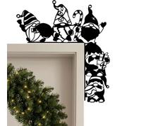 Door Corner Christmas Decorations | Christmas Door Frame Decorations, Fun Santa Claus D0or Corner Decorationss, Doors Toppers Home Decor, Christmass Doors Decorationss