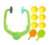 Door Frame Pong Practice Trainer - 20 x 26 cm Regolabile Racket Ball Set, portatile Indoor Exercise Equipment, Interactive Skill Training, Fun Physical Activity | Home Bedroom Living Room Workout