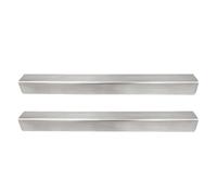 Door Guard | Stainless Steel Bumpers | Slip On Cabinet Edge Protector | Anti Collision Drawer Protector for Kitchen Units Countertops Bathroom Corners Fridge Furniture