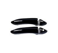 Door Handle Protective Adesivo Decorativo Maniglia Porta A Foro Singolo Compatibile Astra K 2016-2024 - Antigraffio Accessori Stile Anti-Scratch Adhesive Film(2 doors bright black)