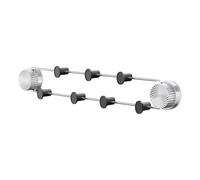 Door Hanger, Over Doors Hooks, 18.9x3.94x3.15 Inches Suction Cup Mount Stainless Steel Organizer, Hanging Solution Rack for Kitchen, Porch, Cabinet, Bathroom, Entrance, Hallway
